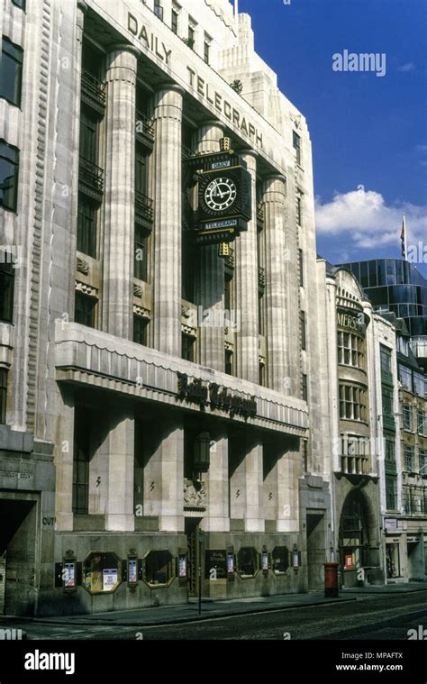 1988 Historical Daily Telegraph Newspaper Headquarters Fleet Street