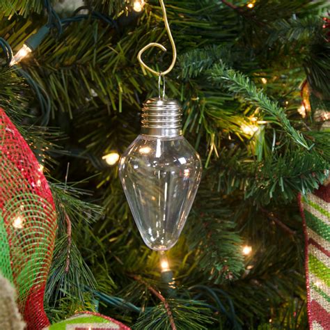 clear plastic light bulb ornament mm   craftoutletcom