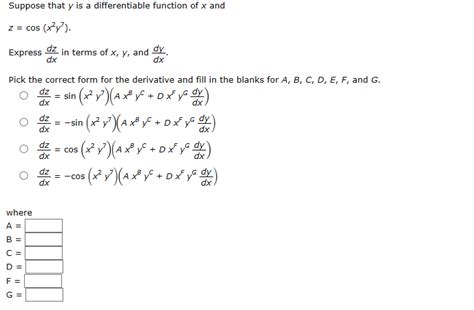 Solved Suppose That Y Is A Differentiable Function Of X A