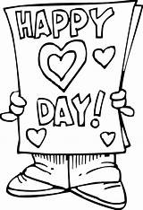 Valentine Coloring Pages Valentines Color sketch template
