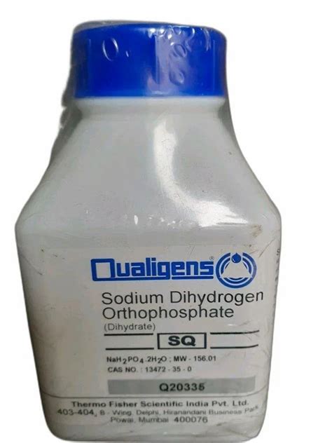 qualigens dihydrate sodium dihydrogen orthophosphate   rs kg