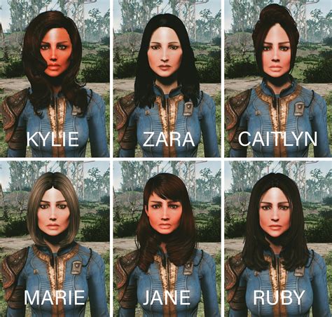 Femsheppings 2021 Female Character Presets At Fallout 4 Nexus Mods