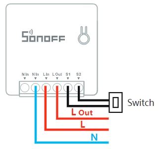 sonoff mini   switch wiring   switch wiring diagram schematic