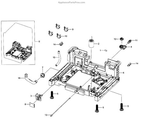 parts  samsung dwjusaa  base assy parts appliancepartsproscom