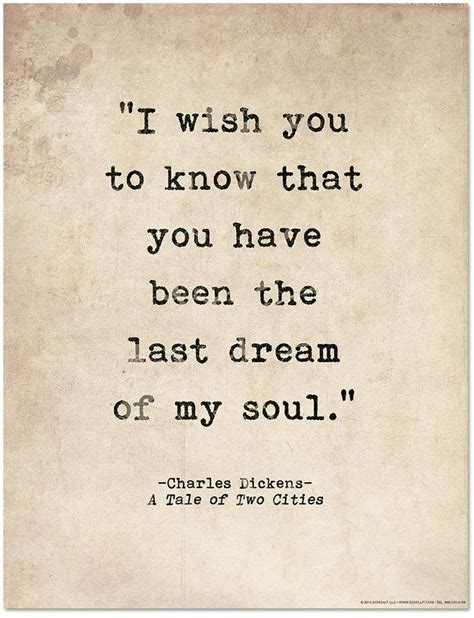 romantic quote poster last dream of my soul tale of two cities