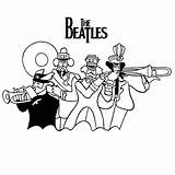 Pages Submarine Coloring Getcolorings Beatles Yellow sketch template