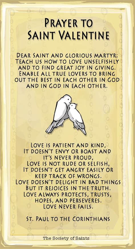 st valentine prayer card etsy