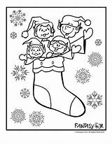 Coloring Christmas Elf Stocking Pages Ultimate Collection sketch template