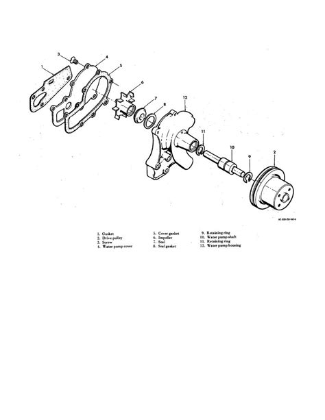 figure   water pump exploded view