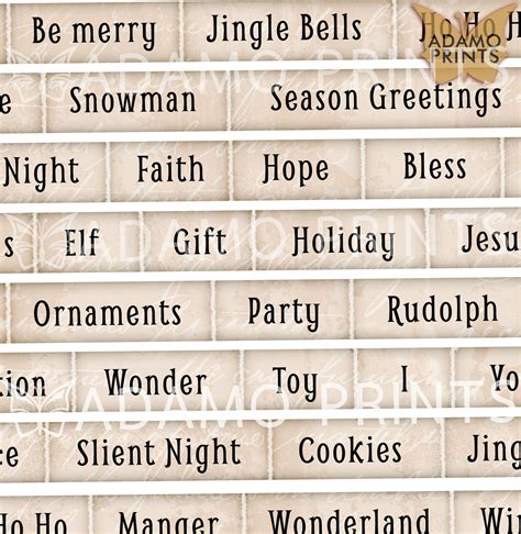 christmas journal words journal words parchment mixed etsy