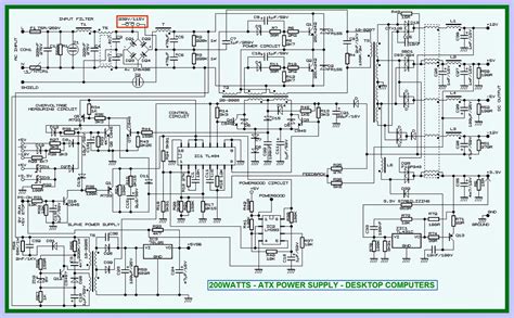 computer power supply voltage diagram