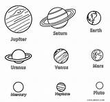 Planets Planetas Planeten Ausmalbilder Malvorlagen Cool2bkids Worksheet Ausdrucken Planete Dxf sketch template