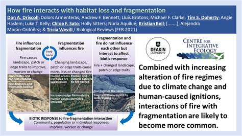 Cie Spotlight How Fire Interacts With Habitat Loss And Fragmentation