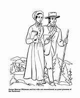 Century 19th Coloring Pages Whitman Oregon American History Trail Marcus America Narcissa Usa 1836 People West Dr 1800 Go Doctors sketch template