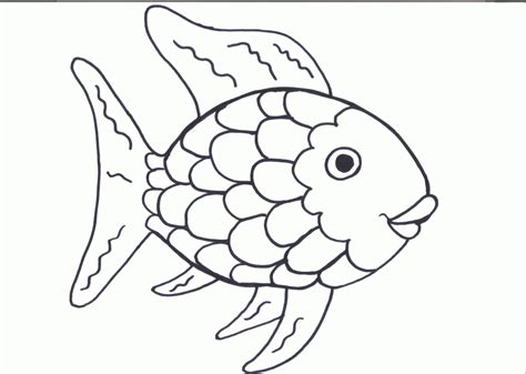 fish template cut  coloring home