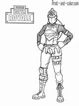 Fortnite Coloring Pages Reaper Royale Battle Knight Red sketch template