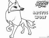 Coloring Jam Animal Pages Arctic Wolf Printable Tundra Hare Rocks Getcolorings Fox Kids Adults sketch template