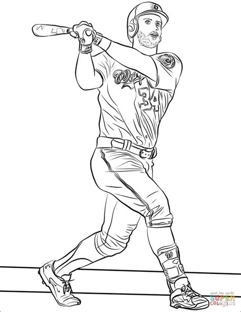 baseball players coloring pages ideas tekenen