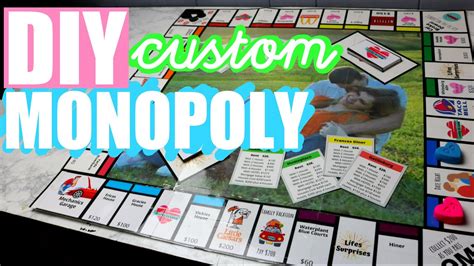 diy custom monopoly      personalized board game diy