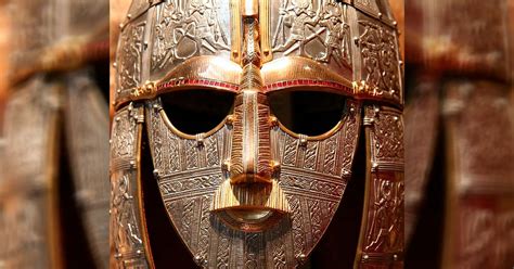 sutton hoo helmet  anglo saxon treasure video ancient origins
