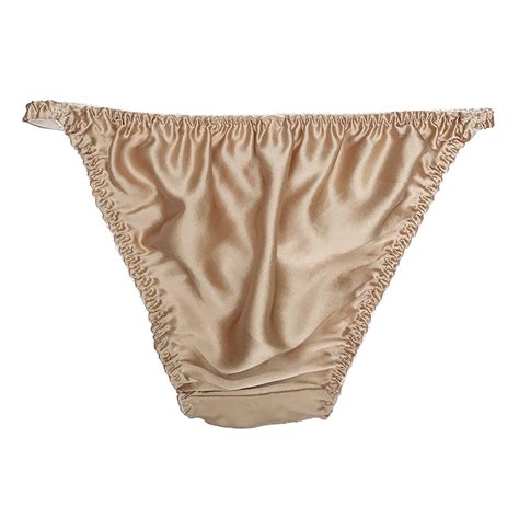 luxury satin silk bikini tanga knicker underwear briefs sissy panties