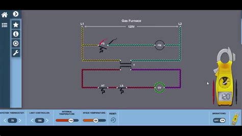 gas furnace wiring diagram electricity  hvac youtube gas furnace