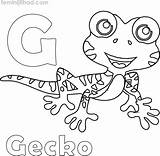 Gecko Aboriginal sketch template