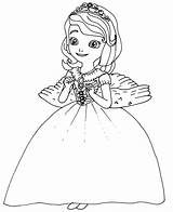 Coloring Princess Halloween Pages Sofia Costumes Print sketch template