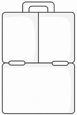 Template Healthy Lunchbox Coloring Worksheets Lunch Box Craft Esl Lapbook Guardado Desde Unmisravle sketch template