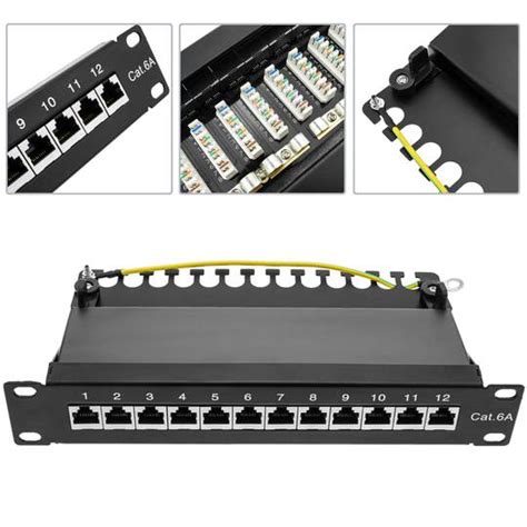 patch panel   server rack cabinet  port rj cata ftp  cablematic