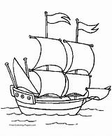 Coloring Pages Boats Boat Ships Kids sketch template