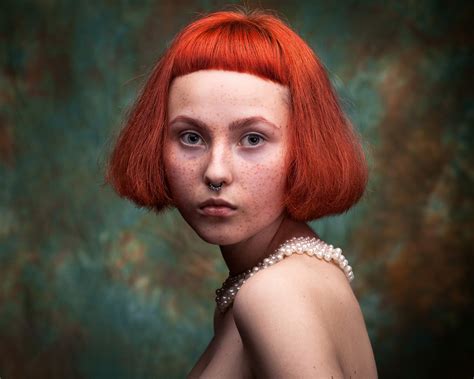 wallpaper redhead face women model portrait 1800x1440