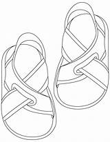 Sandals Coloring Pages Flip Flop Colouring Printable Flops Sandal Kids Clipart Sheets Color Summer Shoes Library Popular Getcolorings sketch template