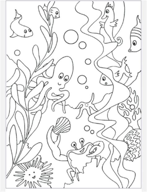 loudlyeccentric  ocean scene coloring pages
