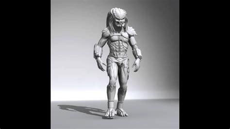 The Predator 3d Model Full Rig And Animation Test Wip