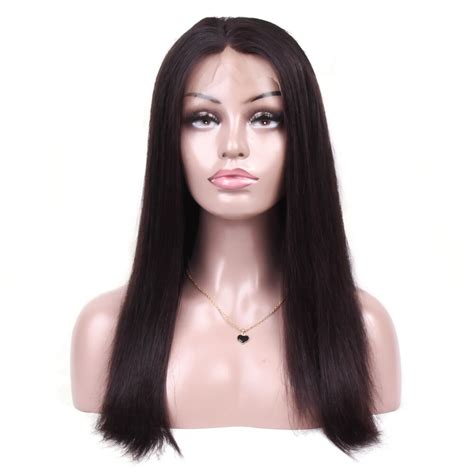 mqyq indian lace human hair wigs natural 360 lace frontal wig straight