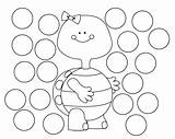 Dot Coloring Dauber Pages Bingo Do Worksheets Template Printable Cover Painting Preschool Printables Marker Roll Color Sheets Paint Dots Kids sketch template