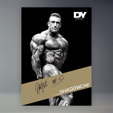 dorian yates poster signed c type dy nutrition