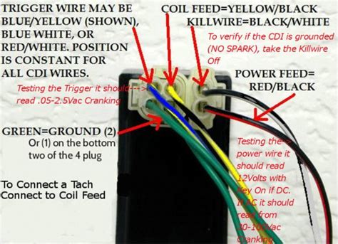pinout diagram  pin dc cdi box wiring diagram wiring diagram polaris  cdi box