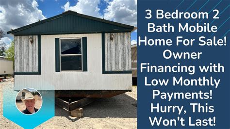 bedroom  bath mobile home  sale owner financing  credit check total price
