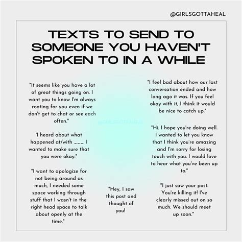 text messages  send    havent spoken     feeling wanted healthy