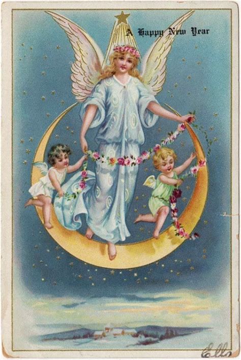 Cute And Beautiful Vintage New Year S Postcards ~ Vintage Everyday
