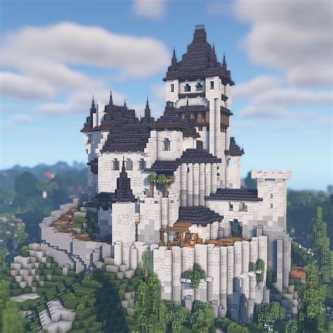 built  white castle happy   results minecraft   minecraft castle