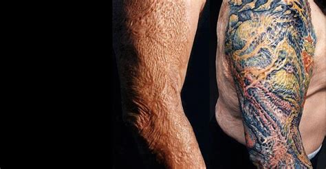 the firefighter who got a tattoo over his skin graft the atlantic