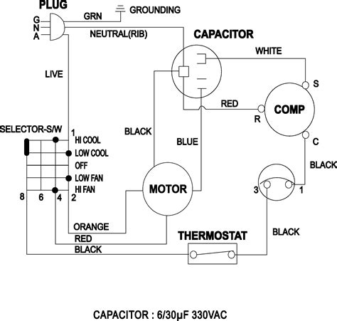 car aircon circuit diagram
