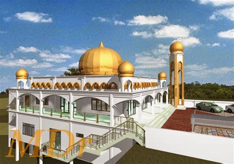 contoh desain masjid desain properti indonesia