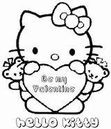 Coloring Pages Valentine Valentines Printable Disney Kitty Frozen Hello Princess Kids Color Cards Dove Print Printables Colouring Sheets Getcolorings Card sketch template