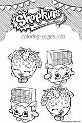 Coloring Shopkins Strawberry Kiss Cheeky Coloringhome Bff Kleurplaat Designlooter Epingle sketch template