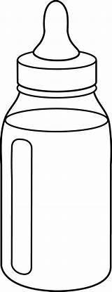 Bottle Baby Clip Clipart Milk Outline Bottles Line Cliparts Cartoon Formula Transparent Drawing Sweetclipart Clipartpanda Carton Knee Coloring Library Draw sketch template