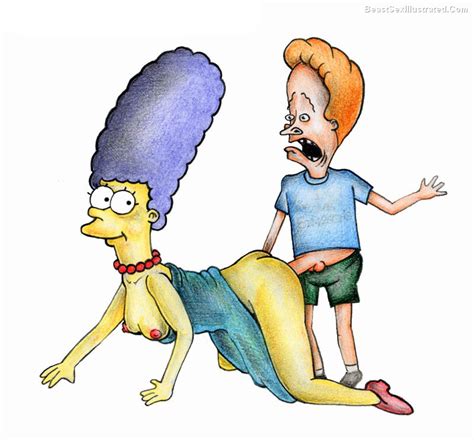 Post 232304 Beavis Beavis And Butt Head Marge Simpson The Simpsons